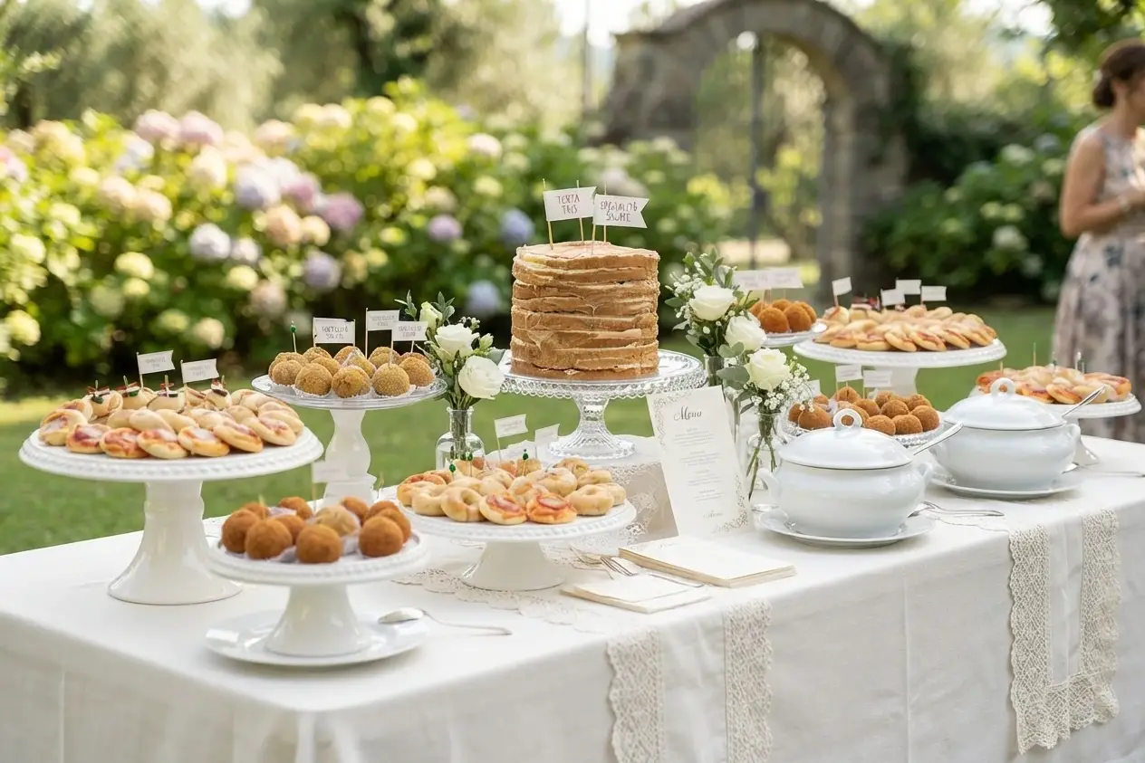 Buffet artigianale per festa di compleanno - L'Angolo del Calzone